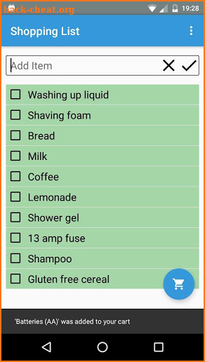 Shopping List - Simple list screenshot