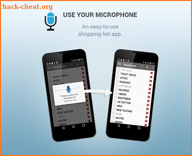 Shopping list voice input PRO screenshot