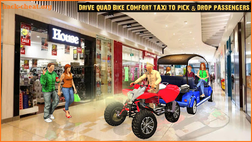 Shopping Mall ATV Quad Bike Radio Taxi Games screenshot