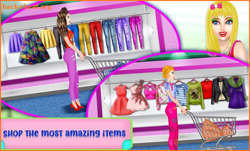 Shopping Mall For Rich Girls Supermarket Cashier screenshot