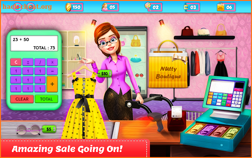 Shopping Mall Girl Cashier Game screenshot