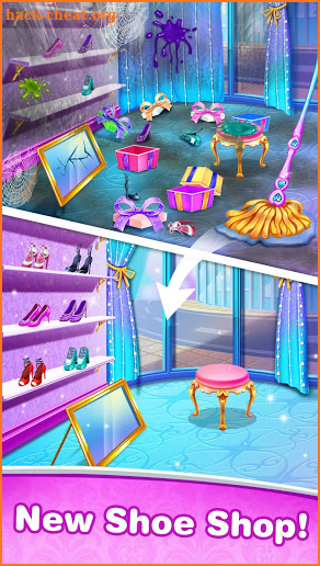 Shopping Mall House Clean Up–Girls Clean Home Game screenshot