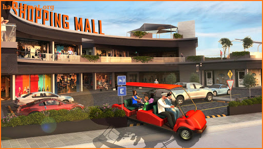 Shopping Mall Radio Taxi: Car Driving Taxi Games screenshot