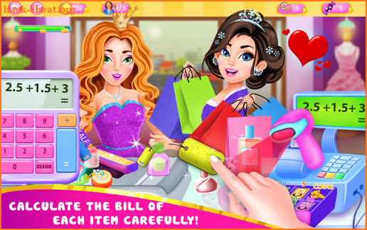 Shopping Mall Rich Girl - Cashier Games screenshot