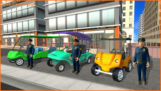 Shopping Mall Smart Taxi Drive screenshot