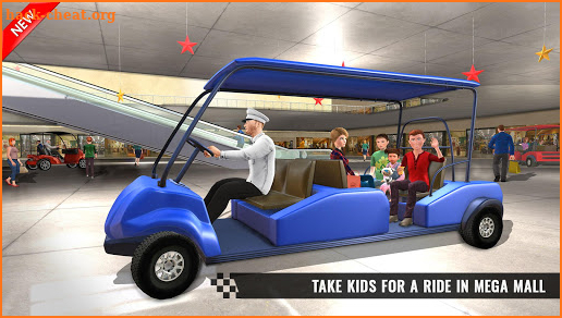 Shopping Mall Smart Taxi: Family Car Taxi Games screenshot