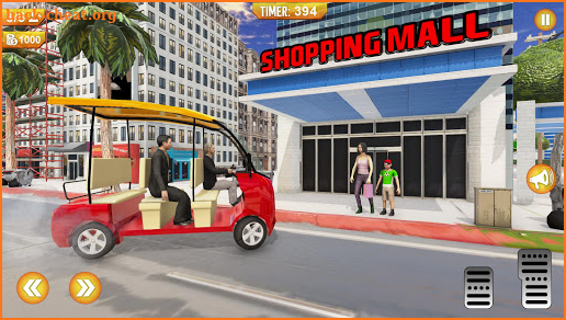 Shopping Mall Taxi Parking: Driver City Simulator screenshot