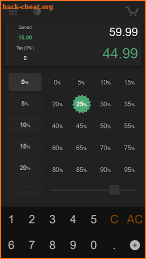 Shopping Percent CalculatorPro screenshot