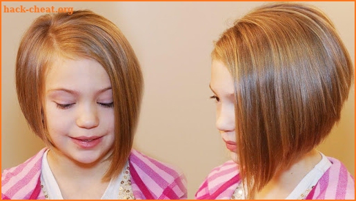 Short hairstyle for girl child screenshot