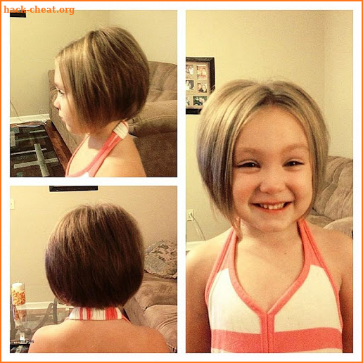 Short hairstyle for girl child screenshot