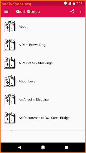 Short Stories screenshot