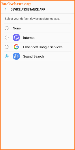 Shortcut for Google Sound Search screenshot