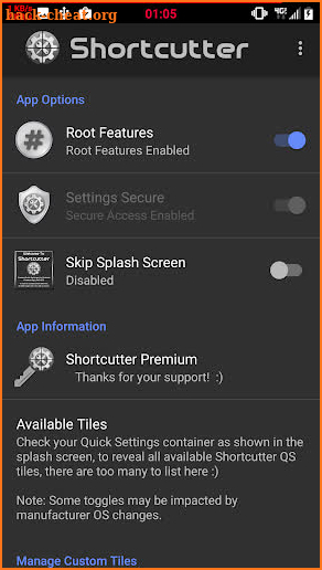 Shortcutter Premium Key screenshot