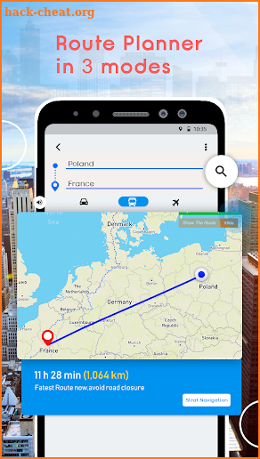 Shortest Route Finder ; GPS, Navigation, Maps screenshot