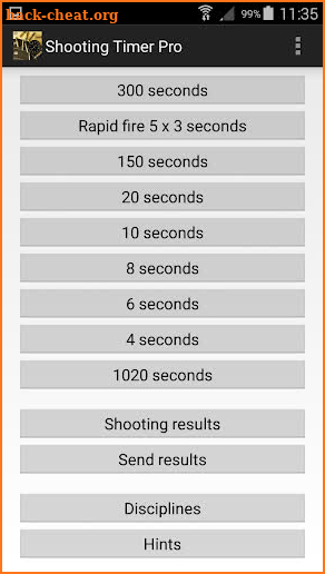 Shot and Duel Timer Pro screenshot