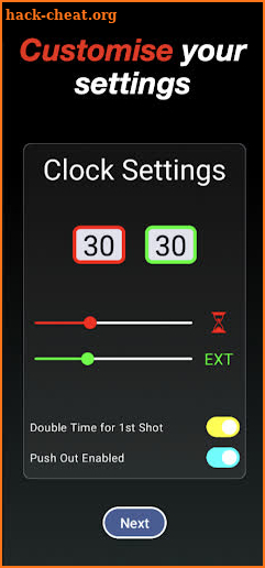 Shot Clock Pool /Snooker Timer screenshot