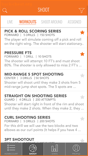 ShotTracker Player screenshot