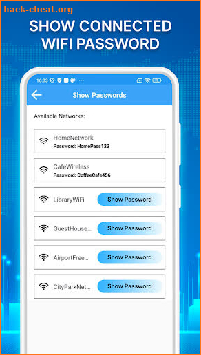 Show Wifi Password: Wifi List screenshot