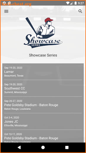 Showcase Series screenshot