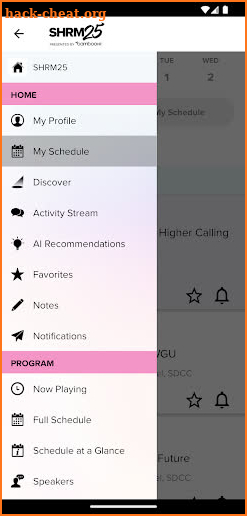 SHRM Events screenshot