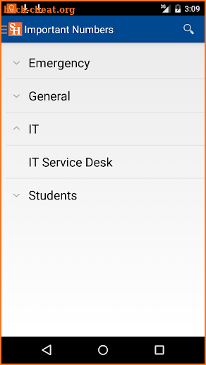 SHSU Mobile App screenshot