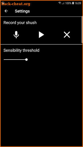 Shusher screenshot