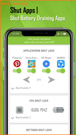 ShutApp: Real Battery Saver screenshot