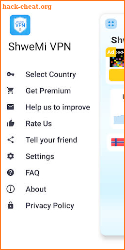ShweMi VPN screenshot