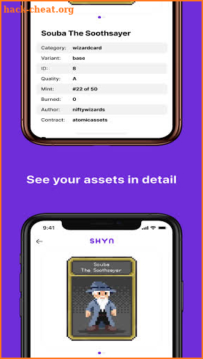 Shyn - NFT Portfolio screenshot