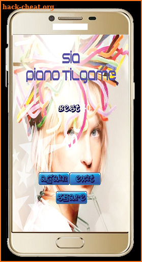 Sia Piano Tilgame screenshot