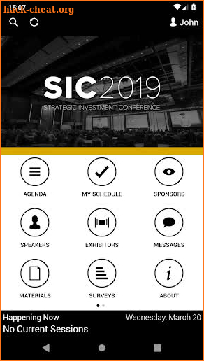 SIC Conference screenshot