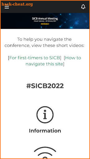 SICB 2022 Annual Meeting screenshot