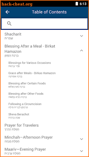 Siddur Tehillat Hashem – Linear Edition screenshot