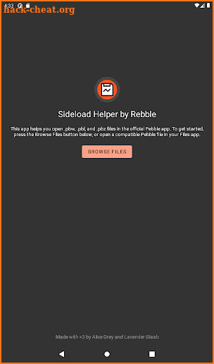 Sideload Helper by Rebble screenshot