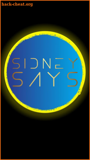 SidneySays: A Simon memory game screenshot