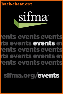 SIFMA Events screenshot