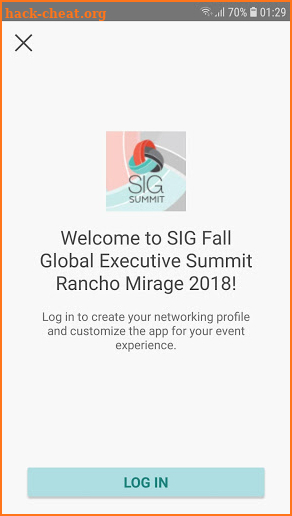 SIG Events App screenshot