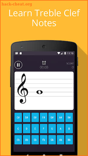 Sight Reading Trainer, Notes, Chords with ChordIQ screenshot