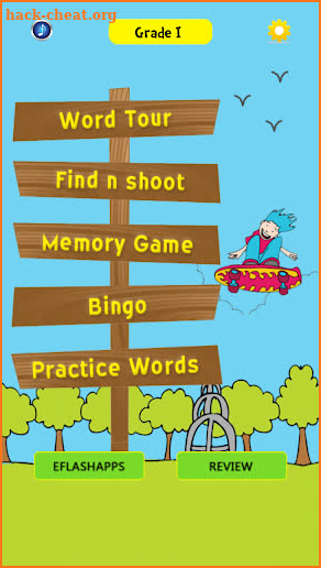 Sight Words 2 Play Word Bingo screenshot