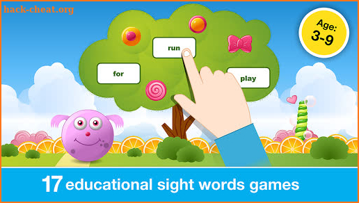 Sight Words Games in Candy Land – Reading for kids screenshot