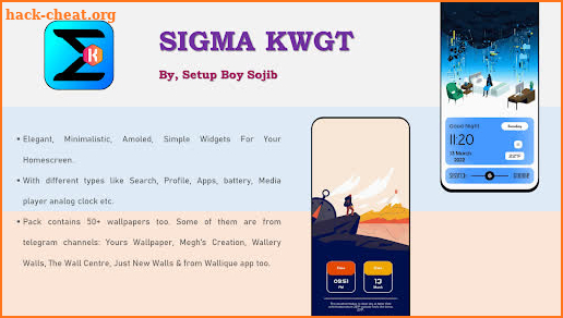 Sigma KWGT screenshot