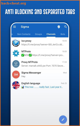 Sigma Messenger screenshot