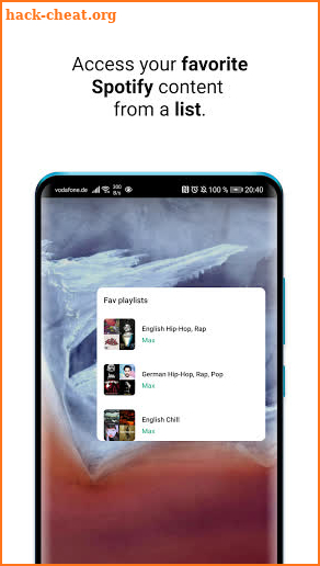 Sign - Homescreen Widgets for Spotify screenshot