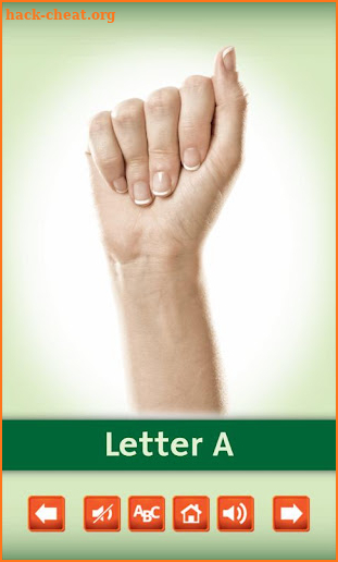 Sign Language Alphabet Cards screenshot