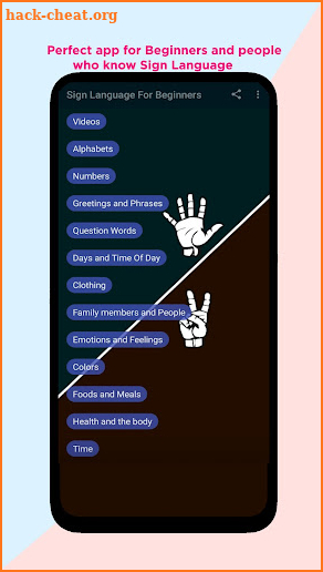Sign Language for Beginners screenshot