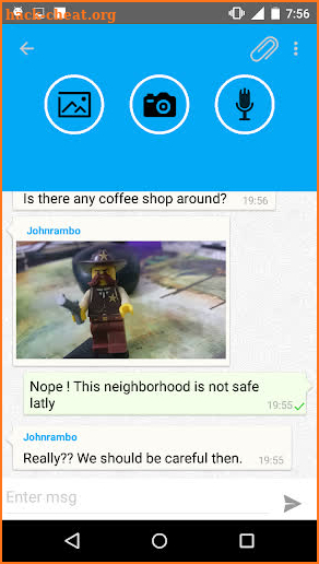 Signal Offline Messenger screenshot