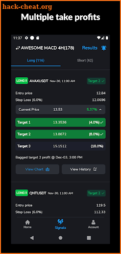 Signalbyt: Crypto Signals screenshot