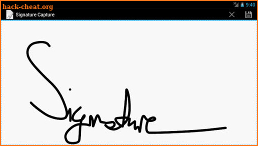 Signature Capture screenshot