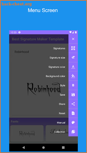 Signature Maker Template screenshot