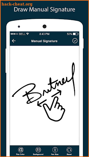 Signature Maker to My Name screenshot